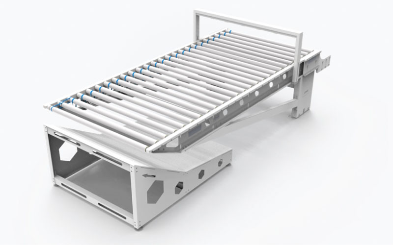 Box and product joining conveyor WG803