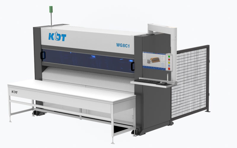 Cardboard Box Making Machine KDT WG8C1-2400S for corrugated cardboard sheets