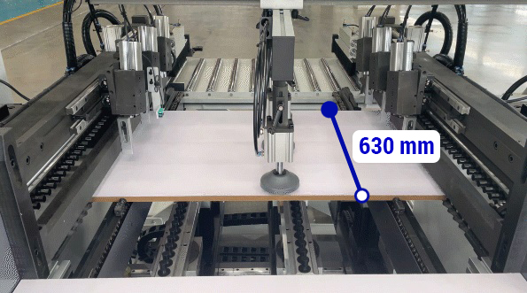 Drilling the 1st workpiece
