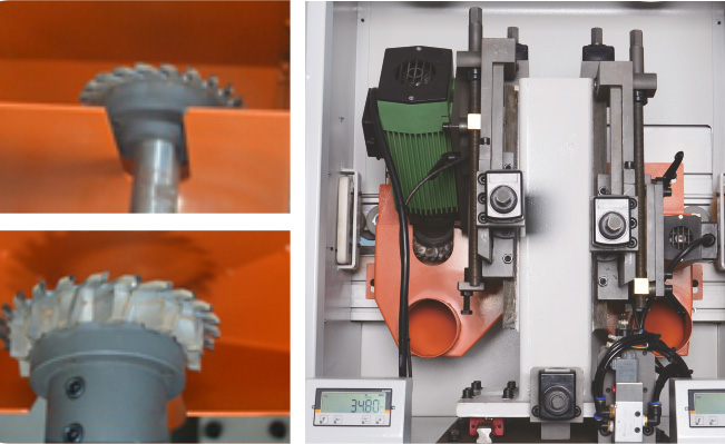 Узел прифуговки и формирования скоса