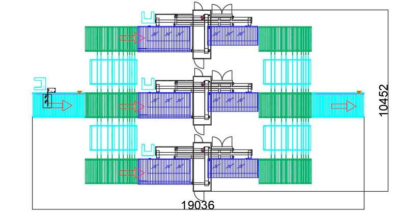 overall dimensions of drilling line KDT Line-3