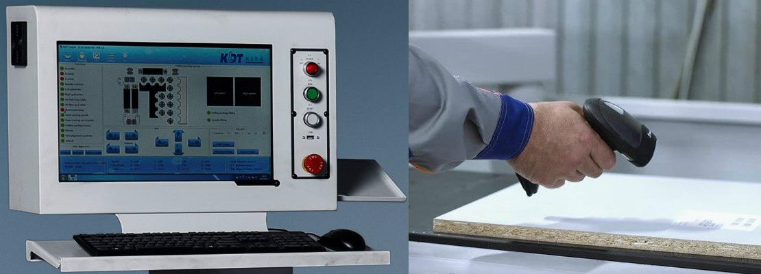 PC control and barcode scanner