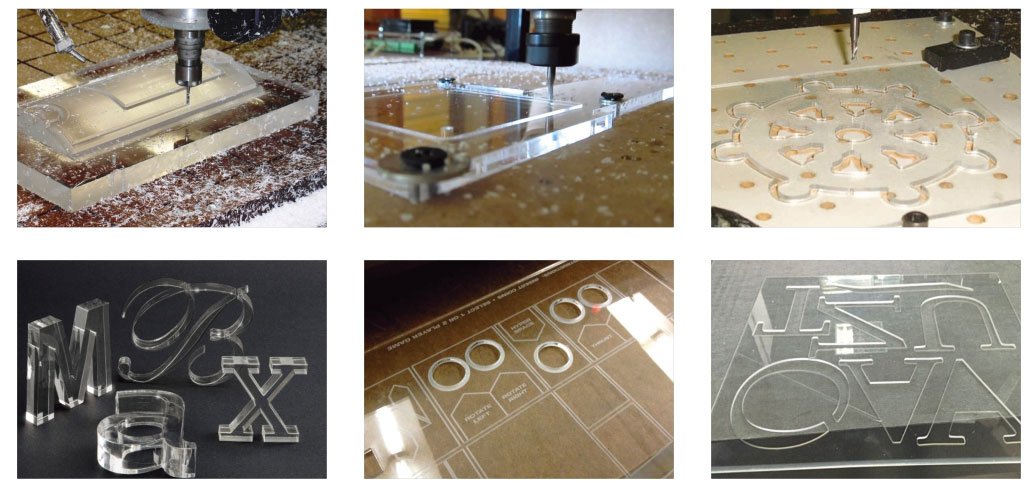 Up cut spiral router bits