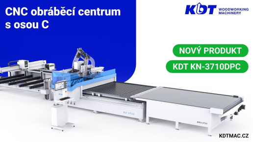 Vysoce výkonné obráběcí centrum KDT KN-3710DPC s osou C