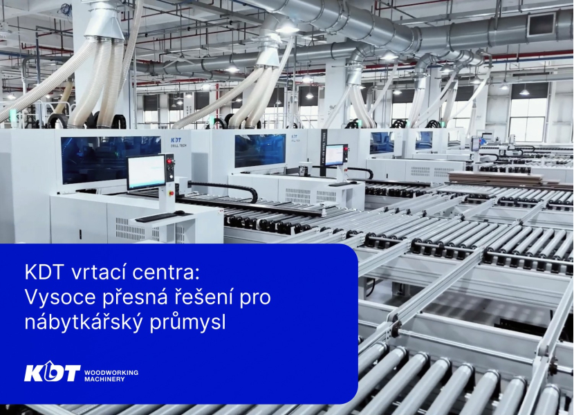 KDT vrtací centra: Vysoce přesná řešení pro nábytkářský průmysl