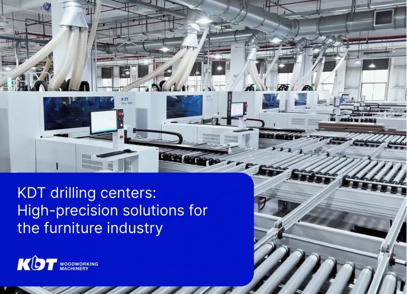 KDT Drilling Centers: High-precision solutions for the furniture industry