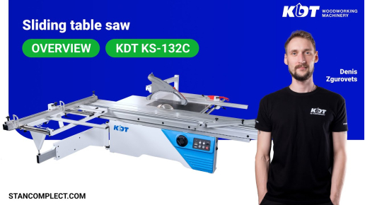 KDT KS-132C sliding table saw | updated configuration