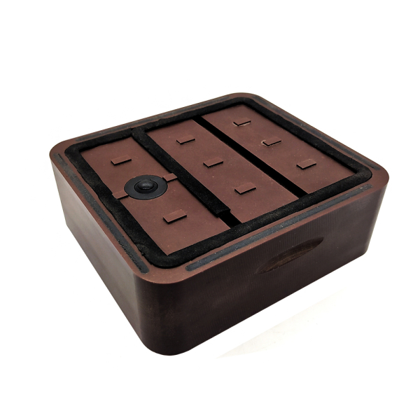 Vacuum suction cup 132x146x48 mm textolite for CNC machines