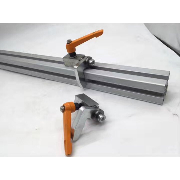 Ruler of drilling machine 3000 mm complete with folding stops