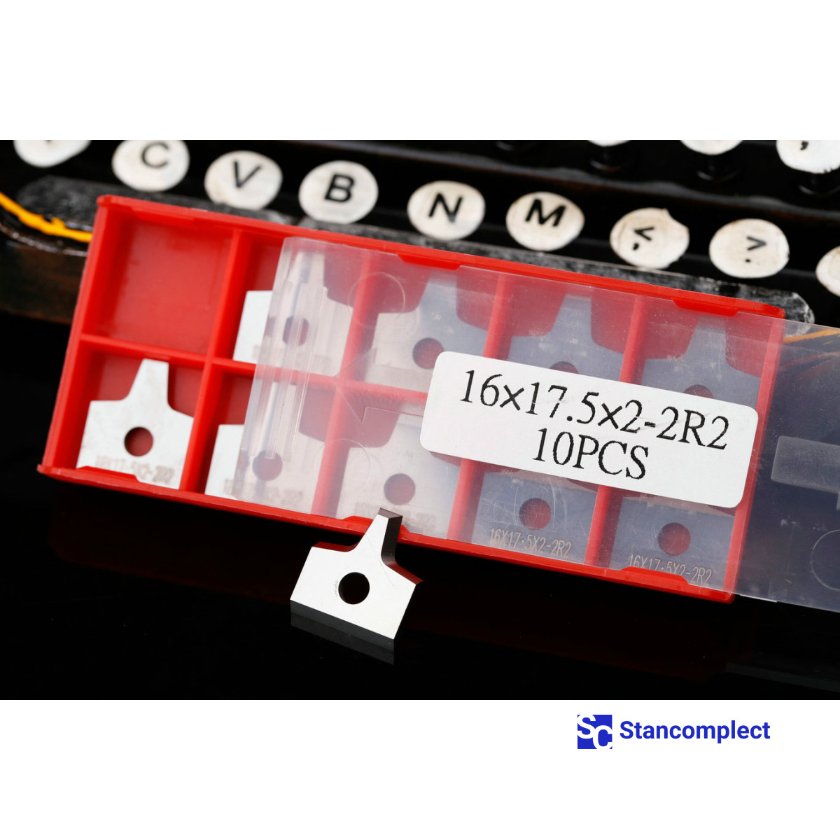 Scraper 16x17,5x2 R2 for edge banding machines FILATO, Nanxing