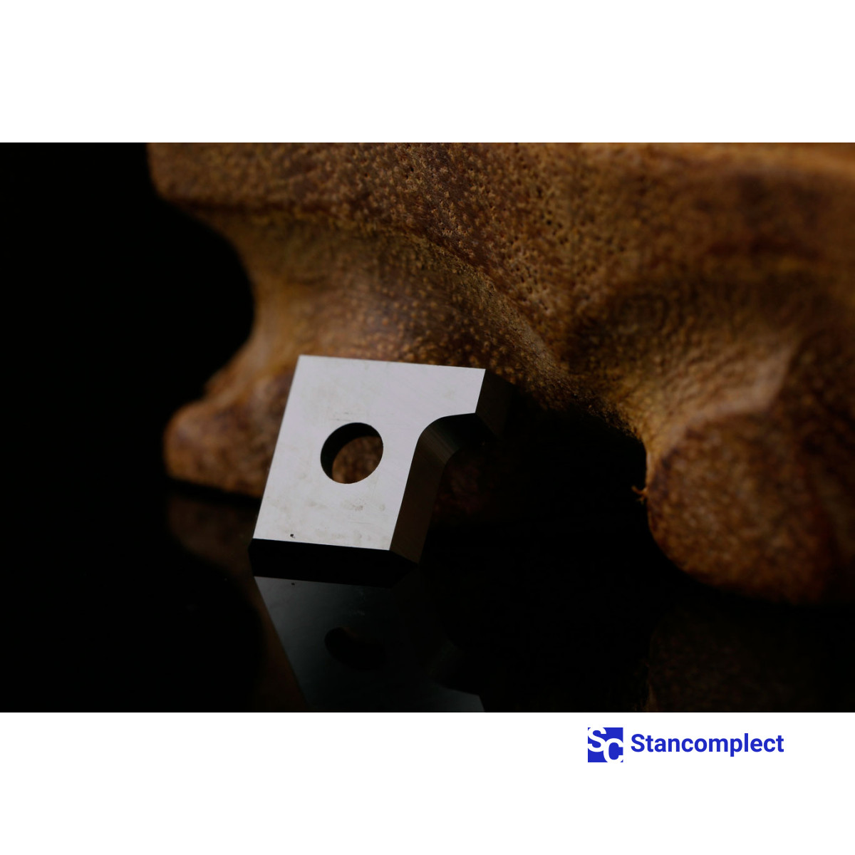 Carbide replaceable knife 12x14.5 mm R-2 left for Brandt machines