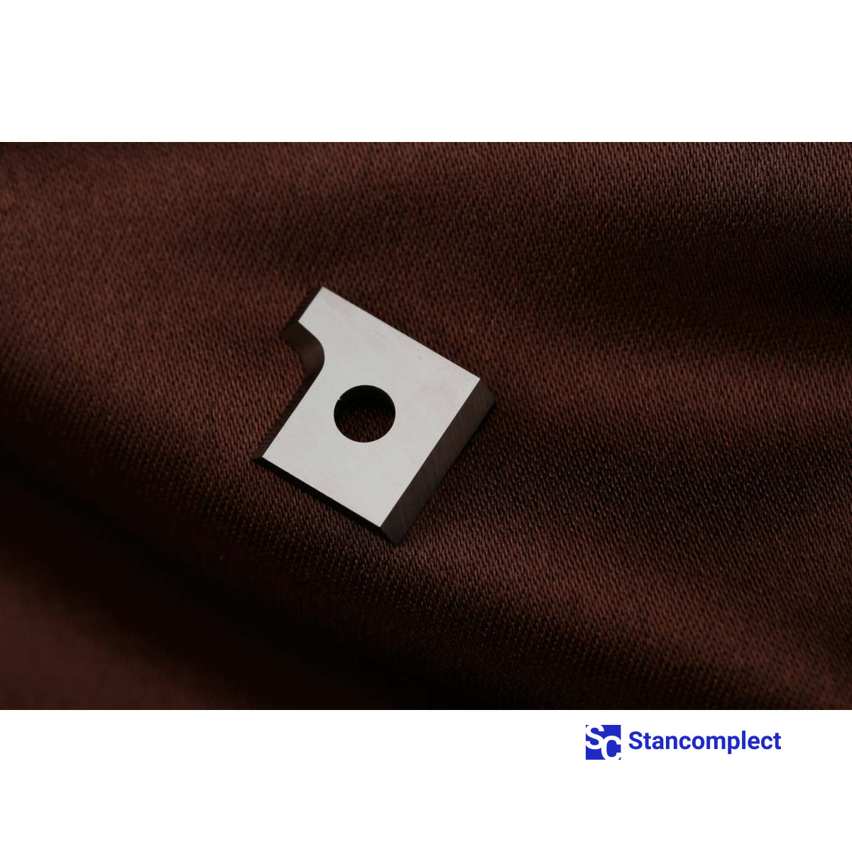 Carbide replacement blade 12x14.5x2 mm R-2 right for Brandt edge banding machines