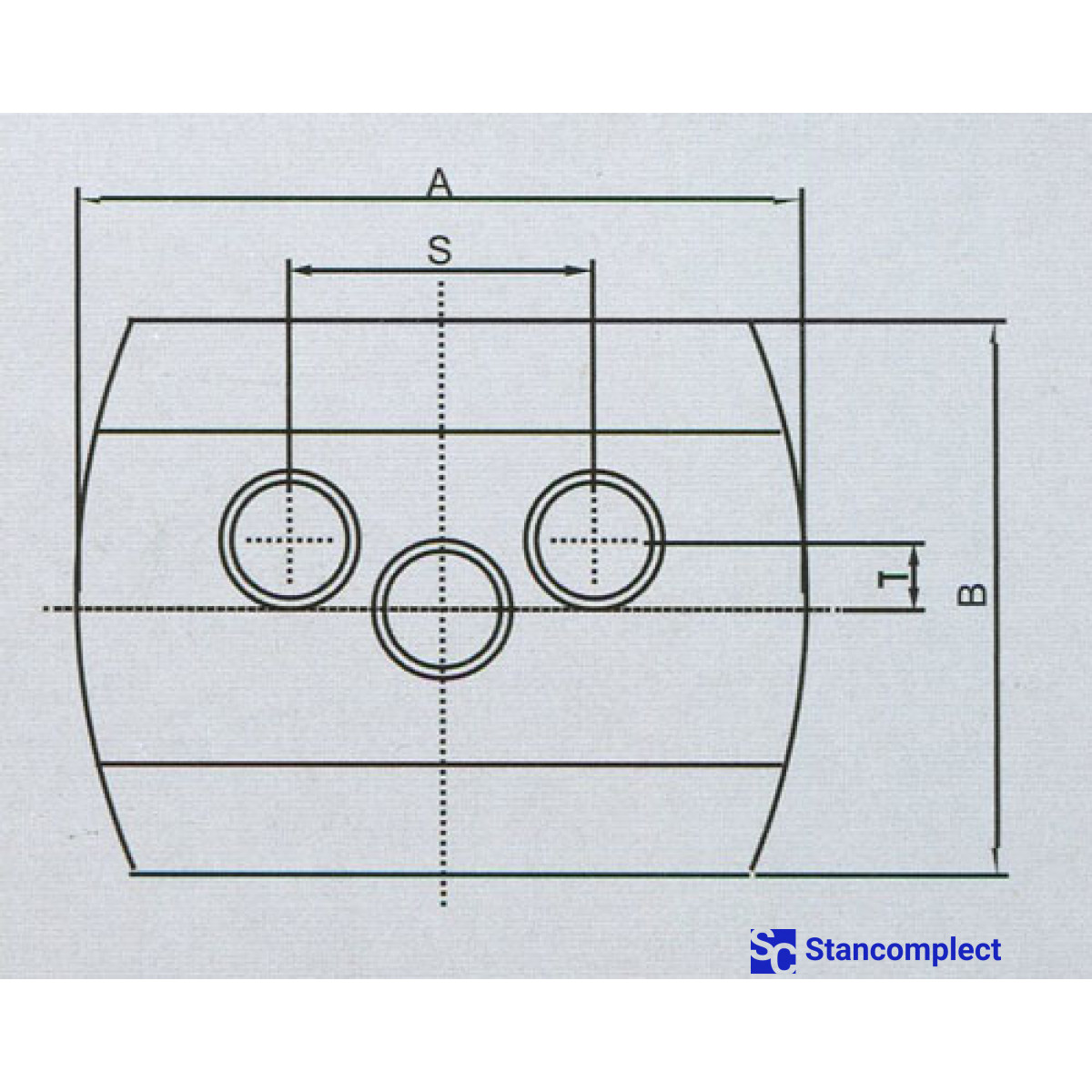 Drilling head for hinge boring for BLUM furniture hinges
