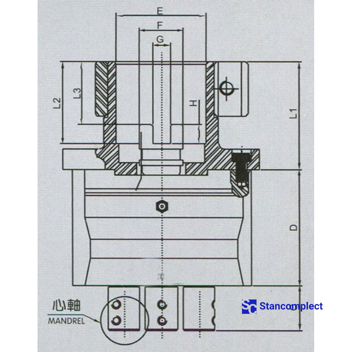 Drilling head for hinge boring for BLUM furniture hinges