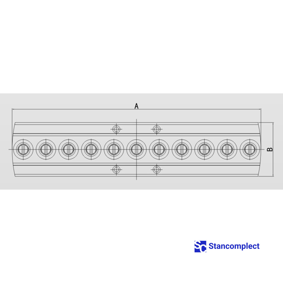 Multi-spindle drilling head with 21 spindles for Chinese drilling machines