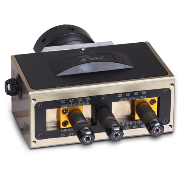 3-spindle drilling head for metal with adjustable spindle spacing 20–100 mm