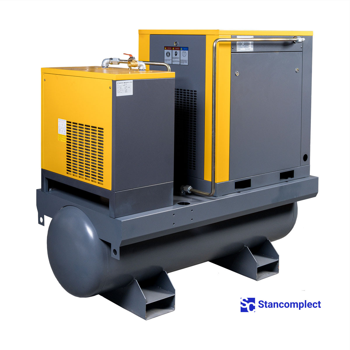 Screw compressor AirHorse AHB-10A-300 with receiver and dryer