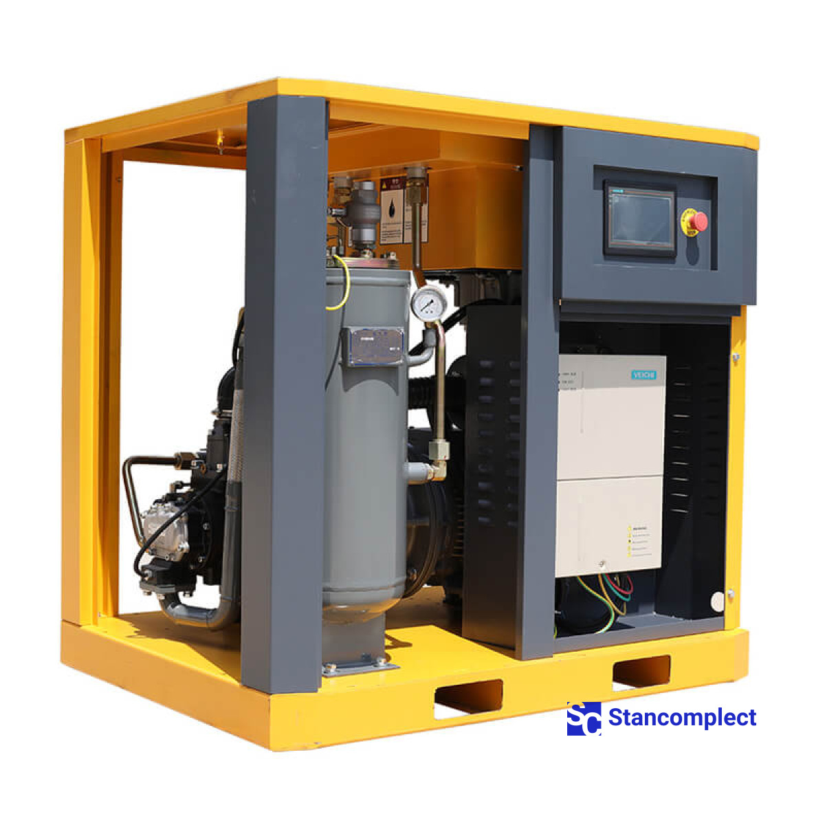 Direct drive screw compressor AirHorse AHD-50A VSD (capacity 5.6 m³/min, pressure 10 bar) with inverter