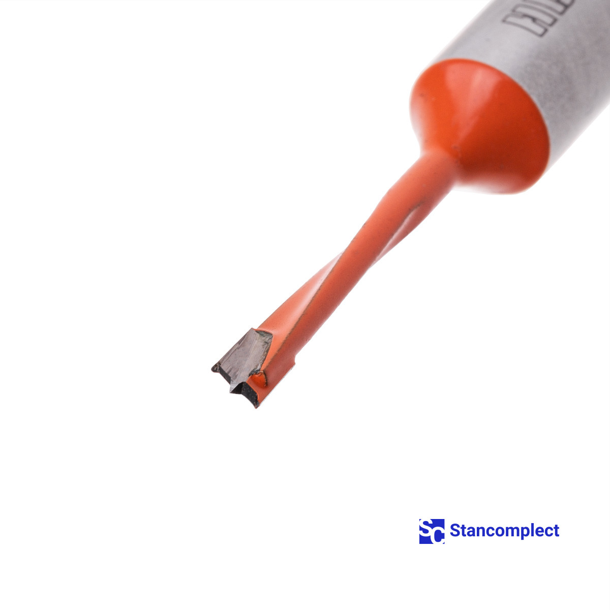 Blind hole drill bit HD d-3.5 mm, L-57 mm left with brazed plate