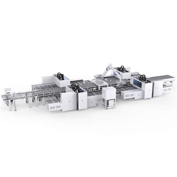 Robotic drilling complex "4+1" based on CNC drilling machines KD-612KHSA