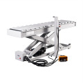 Hydraulic scissor lift table KDT KHF-3208 with a photosensor for workpieces up to 2500x600 mm