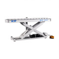 Hydraulic scissor lift table KDT KHF-3208 with a photosensor for workpieces up to 2500x600 mm