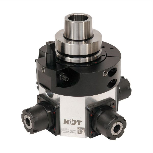 Horizontal four-sided CNC aggregate head KDT HSK63F-ER25-A1 for KDT CNC machining centers
