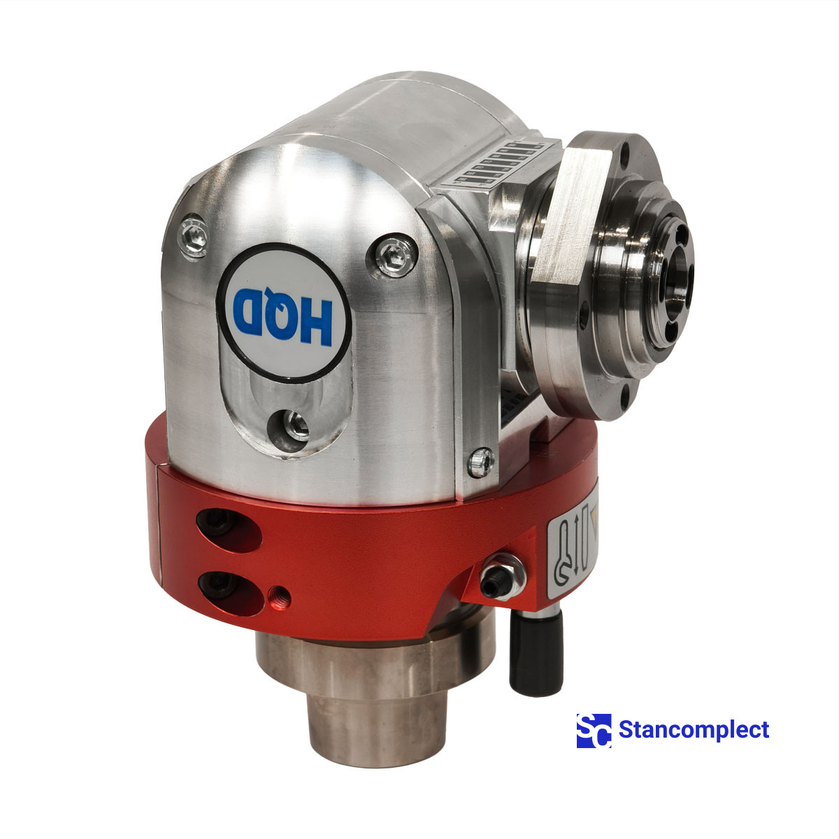 Rotary CNC milling angle head HQD HSK63F-ER25-U3 H118052604019 adjustable 0–90° for CNC Drilling centers KDT