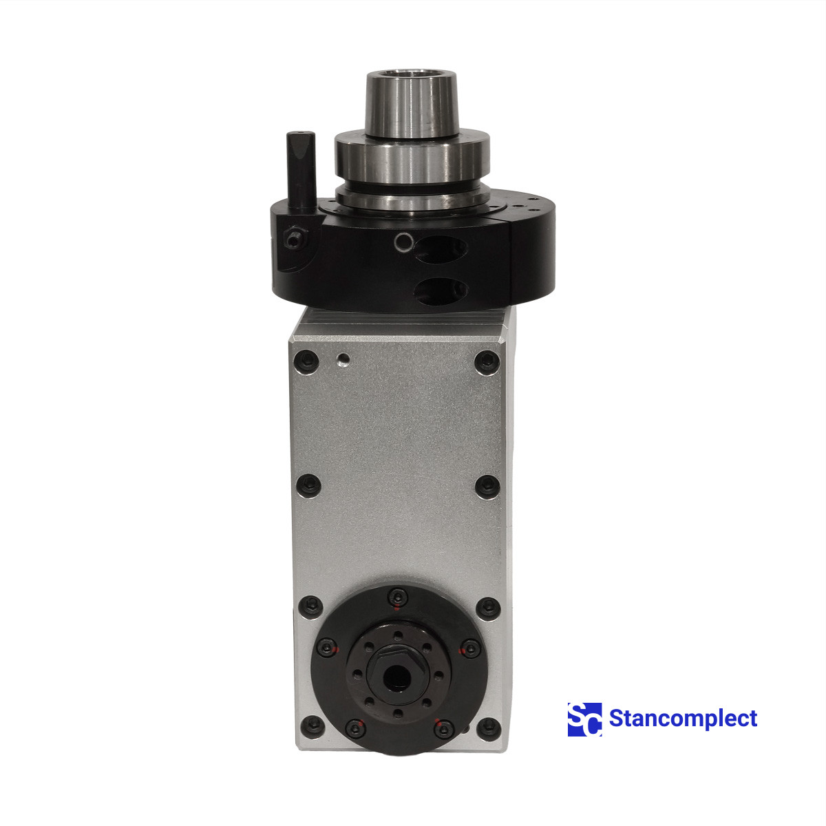 Horizontální dvojitá CNC úhlová hlava 90° KDT DCJSDT-F pro CNC vrtací centra KDT