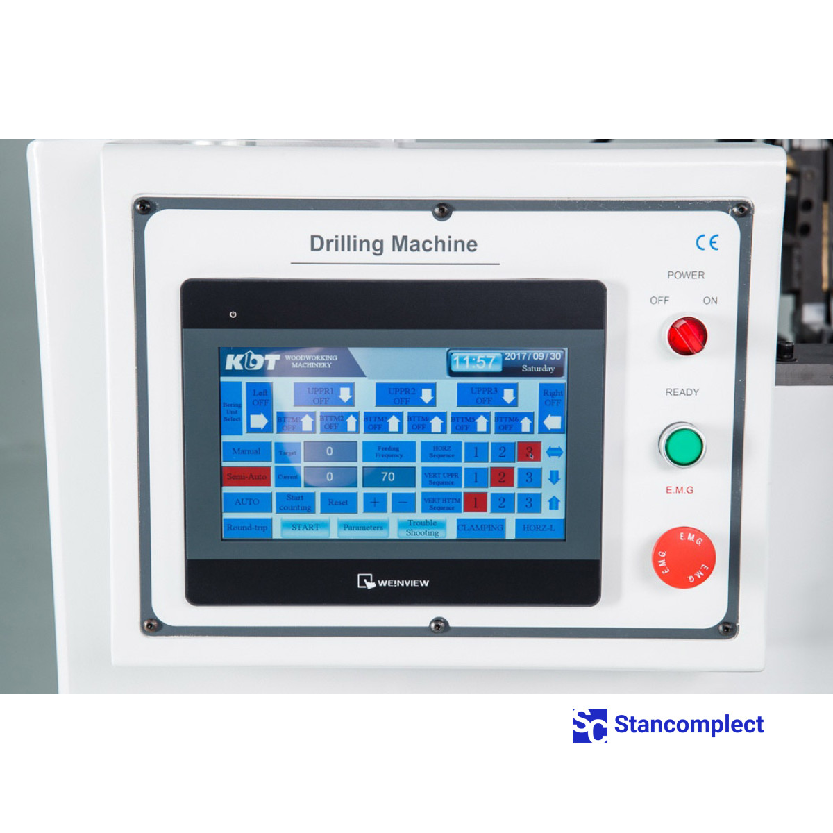 Drilling machine KDT-6062 (6 vertical groups + 2 horizontal)