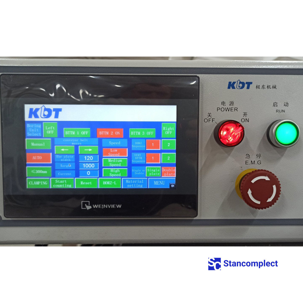 Drilling machine KDT-6032NS (cassette feed + processing of 3 workpieces + unloading device)