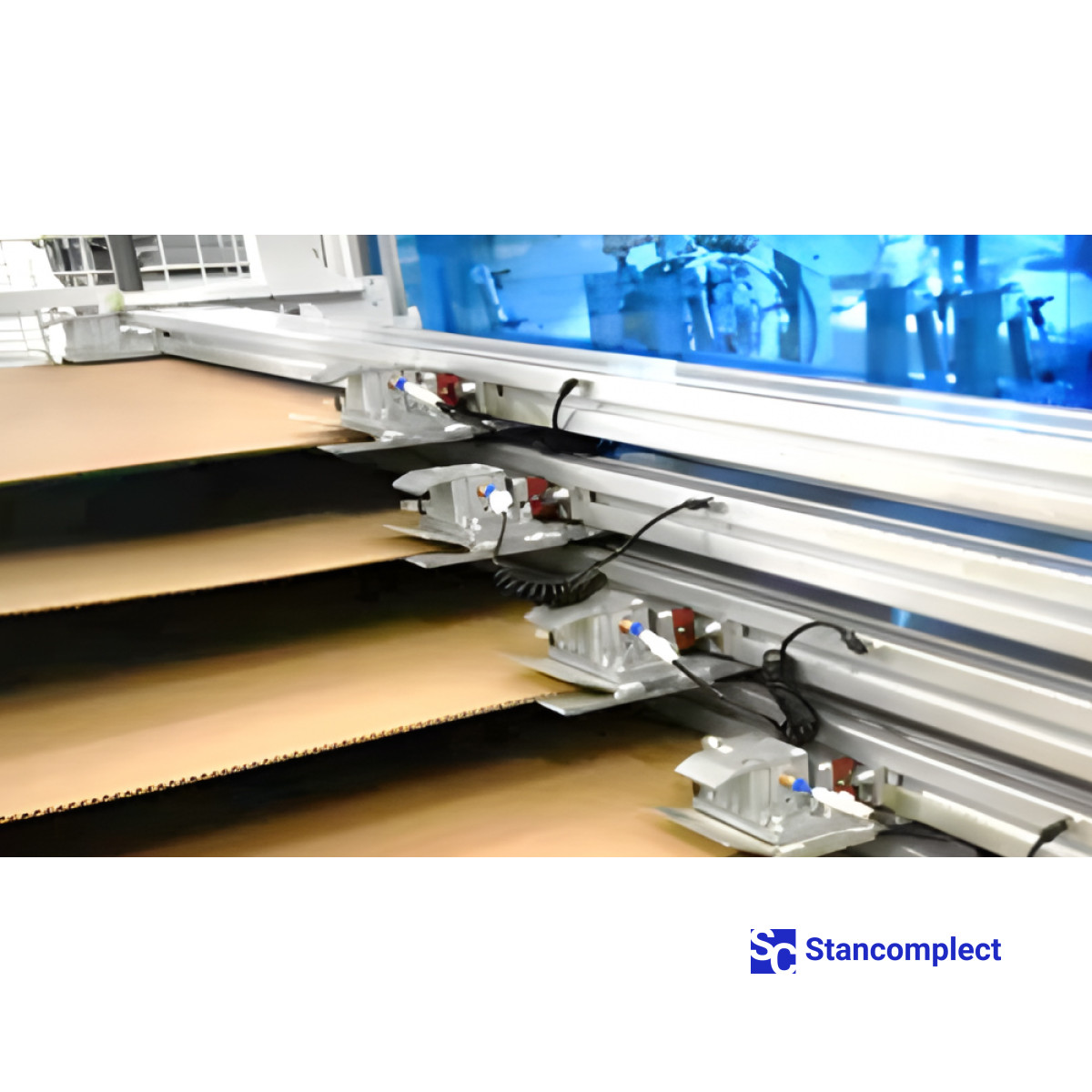 Cardboard Box Making Machine KDT WG8C1H4P4 for fanfold corrugated cardboard