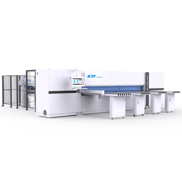 CNC panel saw/beam saw KS-543HM with double pusher, cutting height 120 mm, size 4280x4280 mm