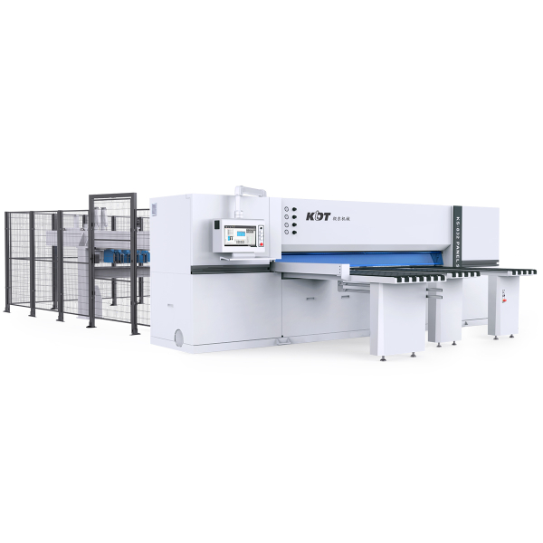 CNC panel saw/beam saw KS-832HT with double pusher, stack cutting height 90 mm, size 3100x3200 mm
