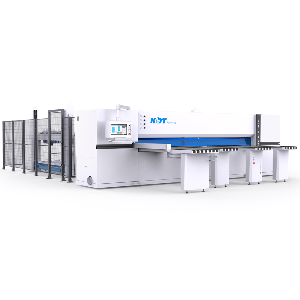 CNC panel saw/beam saw KS-843L with rear loading, batch cutting height 120 mm, size 4300x4300 mm