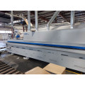 Edge banding machine KDT KE-665JSMA with a contouring unit, jointing and pneumatic reconfiguration of units