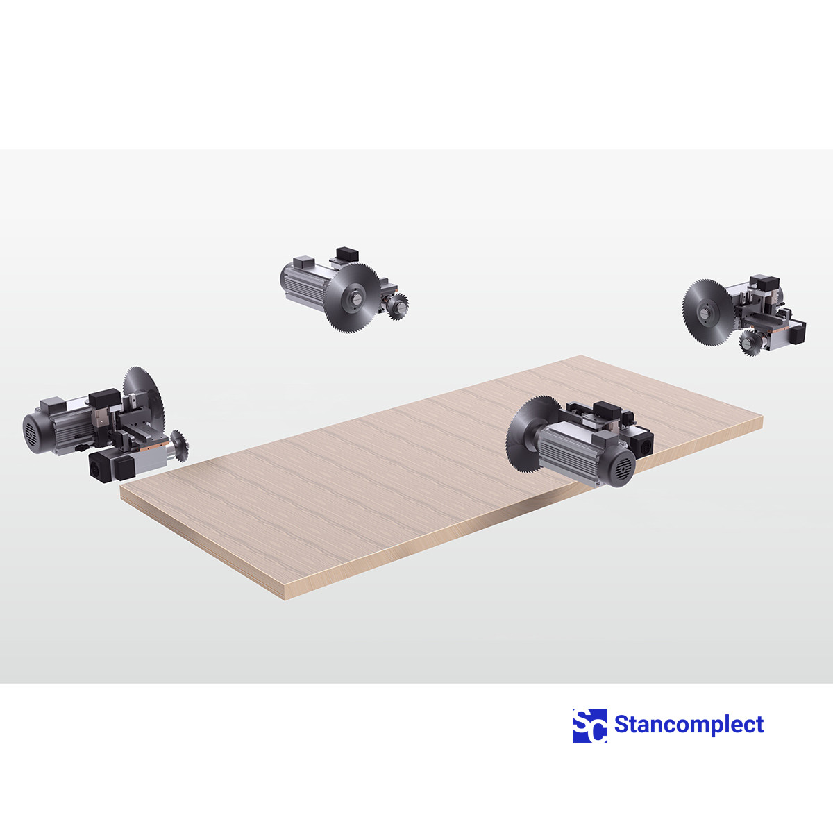 CNC čtyřstranná řezačka panelů KHM-560P