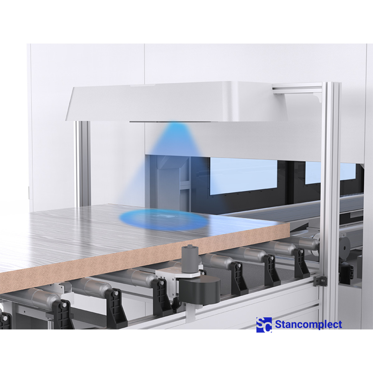 CNC obráběcí centrum KDT KHM-680 pro formátování a frézování dveřních křídel