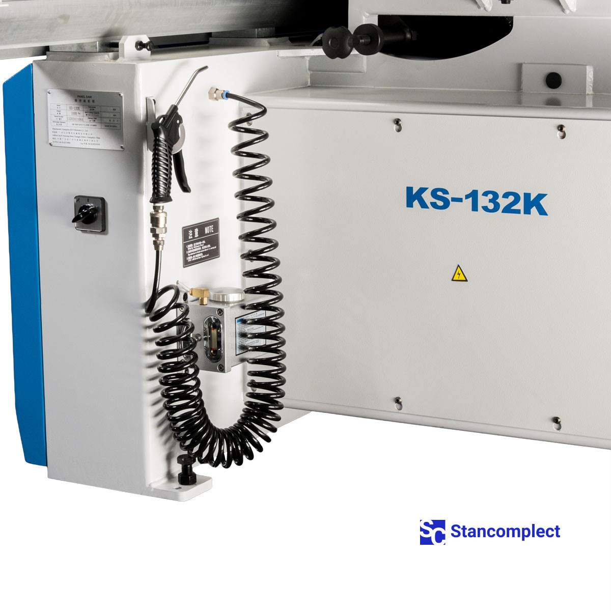 Sliding table panel saw KS-132K with servo drive