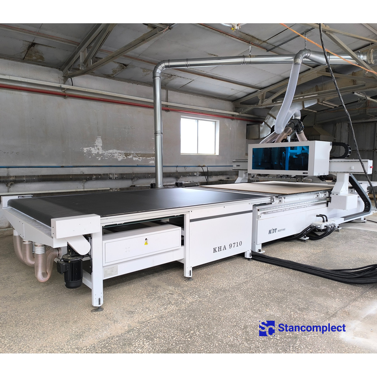 CNC machining center KN-2710DL Label, processing area 3100x2150 mm