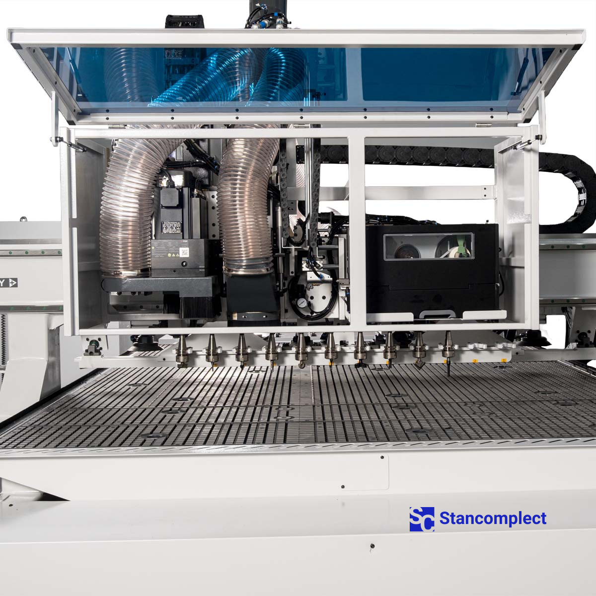 CNC machining center KN-2710DL Label, processing area 3100x2150 mm