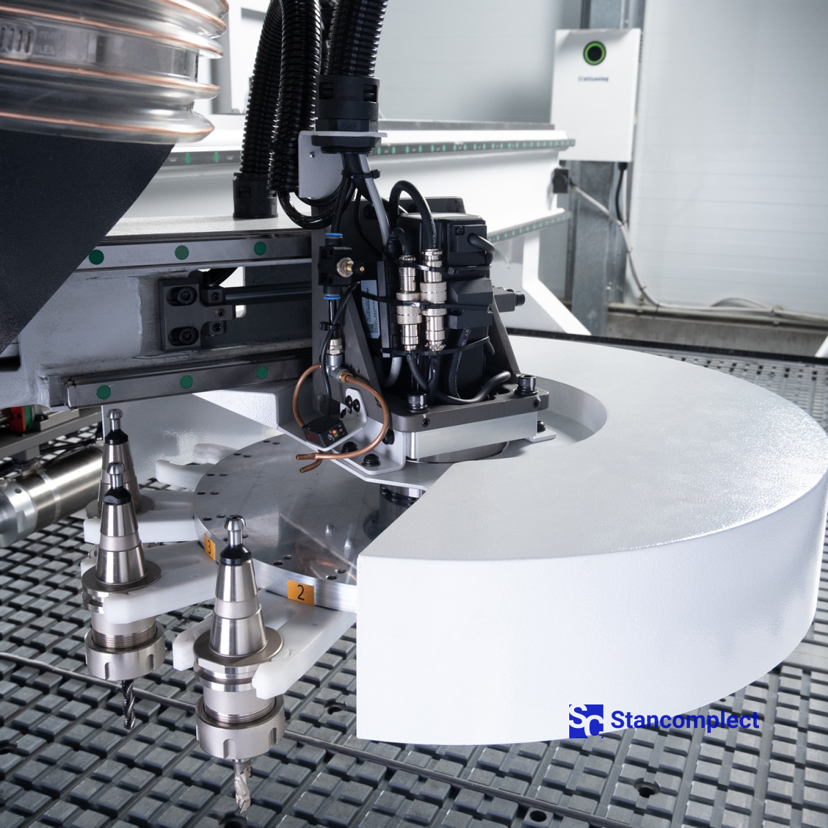 CNC machining center KN-3710DE, processing area 3100x2150 mm