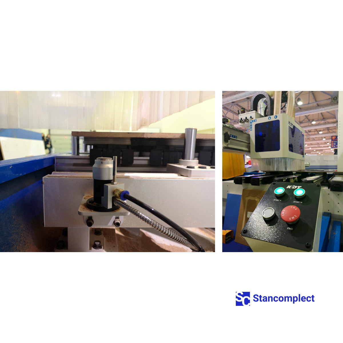 Траверсний обробний центр з ЧПК KDT KN-6516C, зона обробки 5150x1500 мм