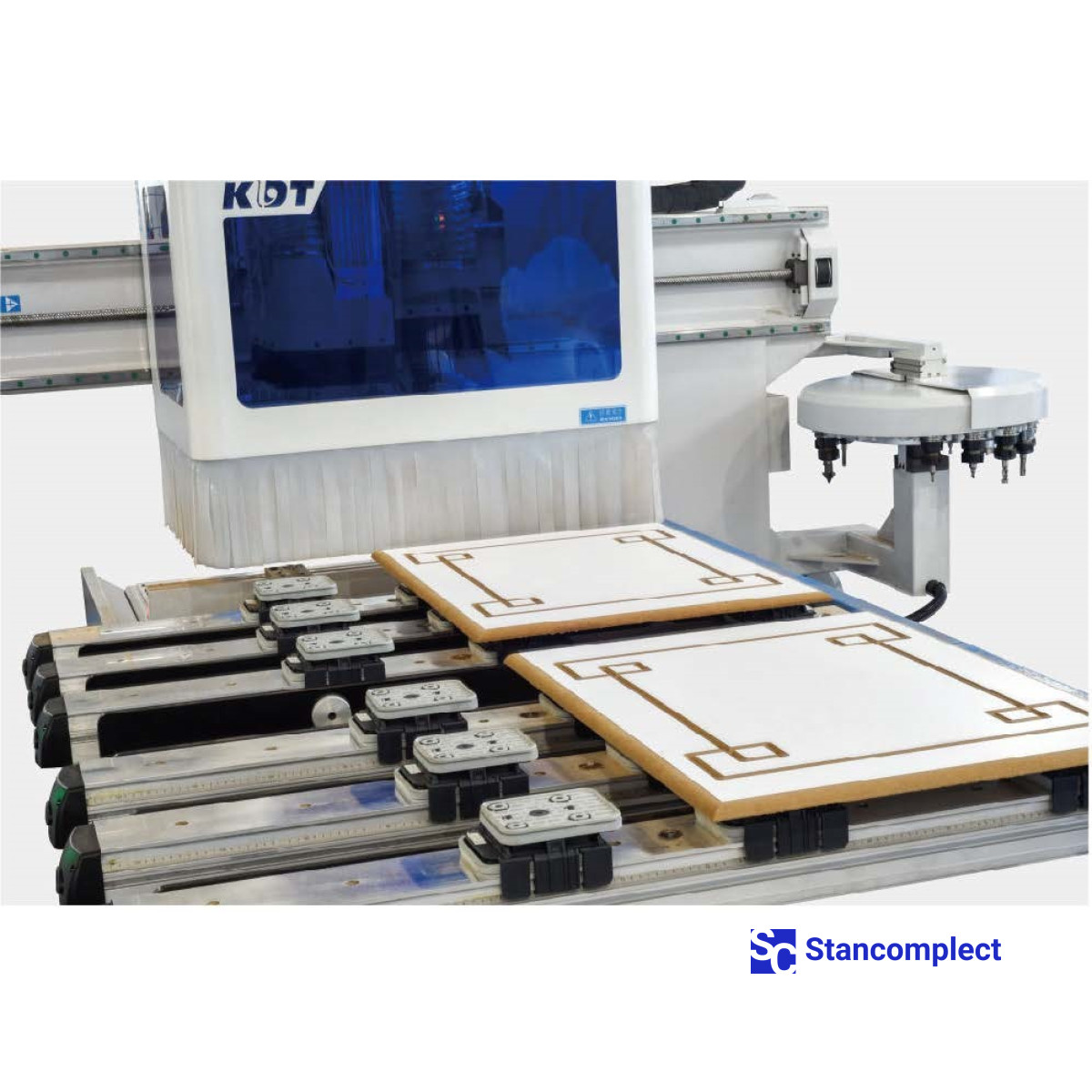 Траверсний обробний центр з ЧПК KDT KN-6516C, зона обробки 5150x1500 мм