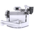 Curvilinear edge banding machine KDT-305MC with milling unit and vacuum clamping of the workpiece for PUR/EVA adhesive