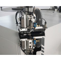 Curvilinear edge banding machine KDT-305MC with milling unit and vacuum clamping of the workpiece for PUR/EVA adhesive