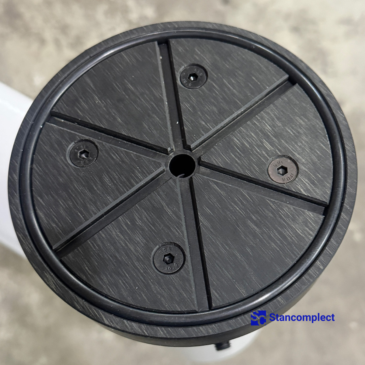 Curvilinear edge banding machine KDT-305MC with milling unit and vacuum clamping of the workpiece for PUR/EVA adhesive