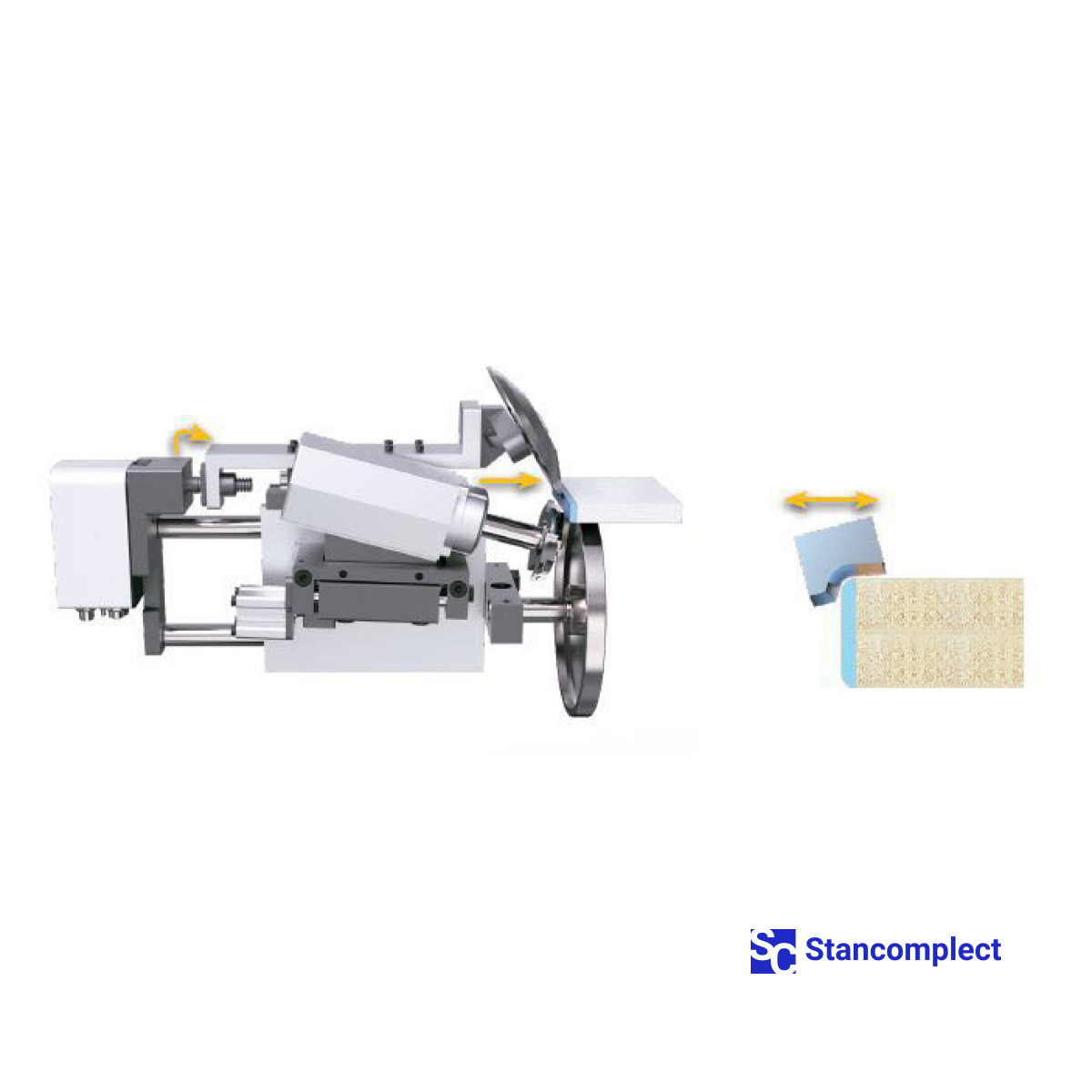 Edge banding machine KDT KE-710BTC4 with full servo adjustment and edge magazine