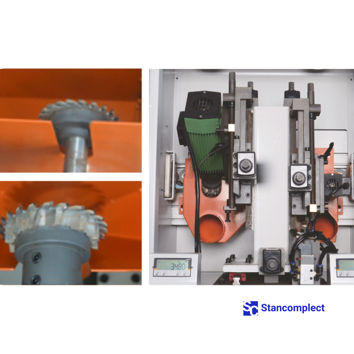 Кромкооблицовочный станок KDT KE-396JB для скошенных панелей