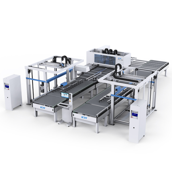 Automated drilling section based on the KD-612KHSA machine with automatic loading/unloading